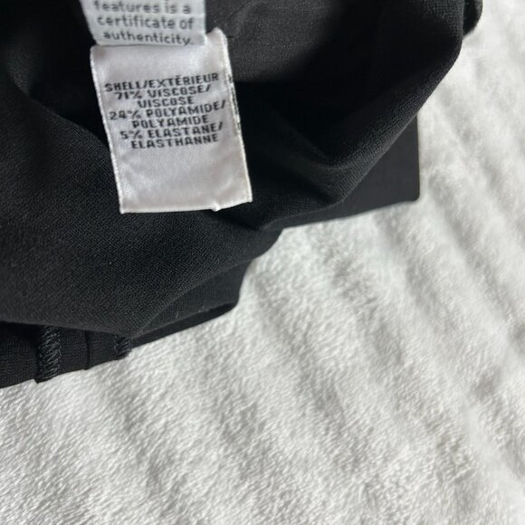 Diane Von Furstenberg Womens Black Sleeveless Evita Sheath Dress Size 12 Stretch - Picture 5 of 10